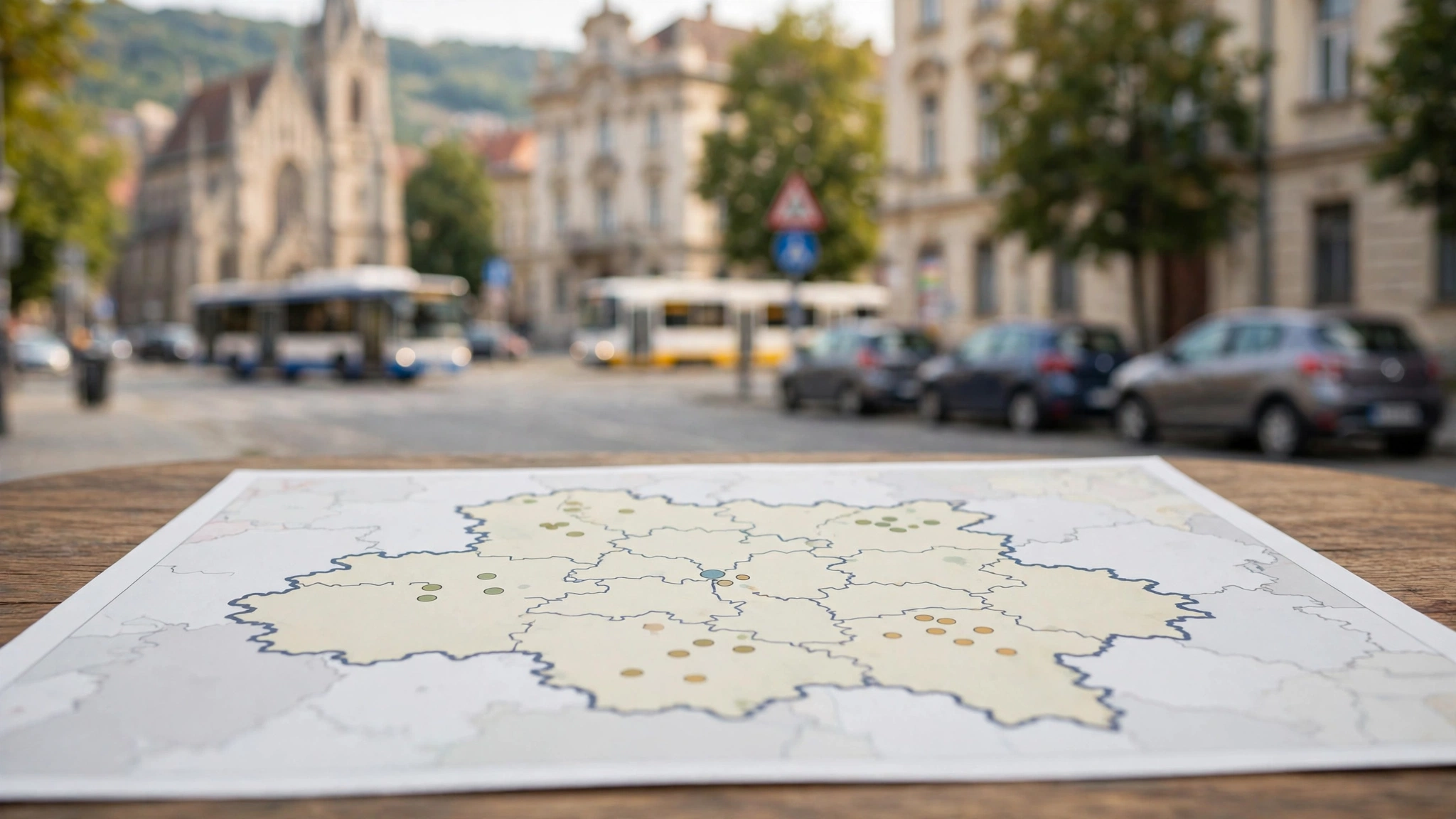 Harta județului Cluj cu localitățile analizate în clasamentul investițiilor pe locuitor
