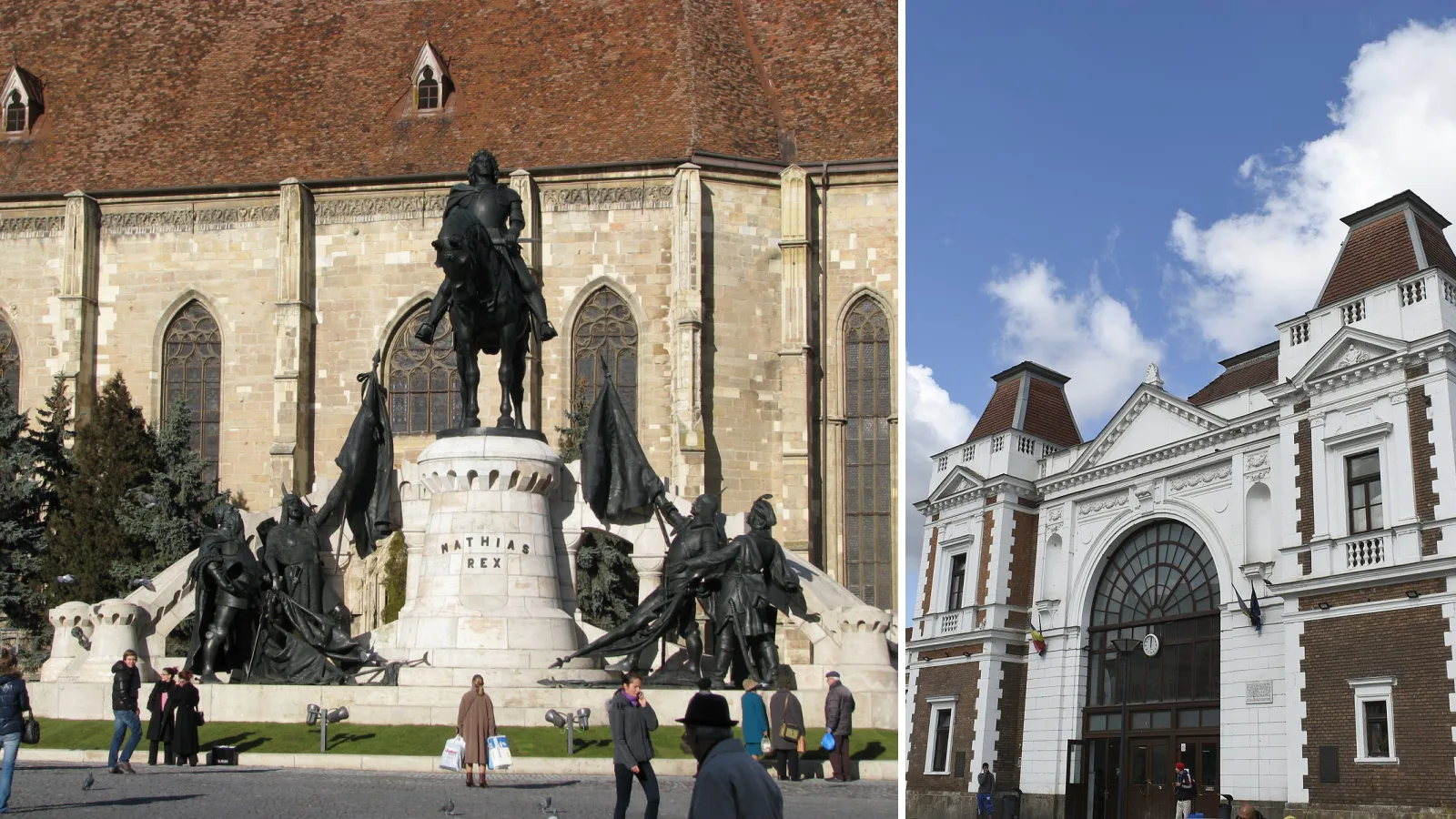 Ansamblul monumental Matia Corvin din Cluj, Cluj Napoca — fotografii ilustrative