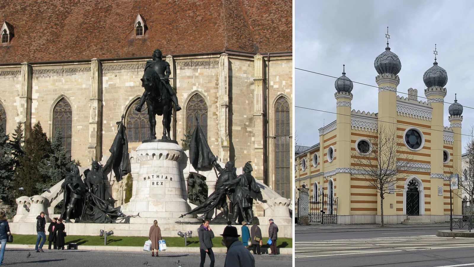 Ansamblul monumental Matia Corvin din Cluj, Sinagoga Neologă din Cluj — fotografii ilustrative
