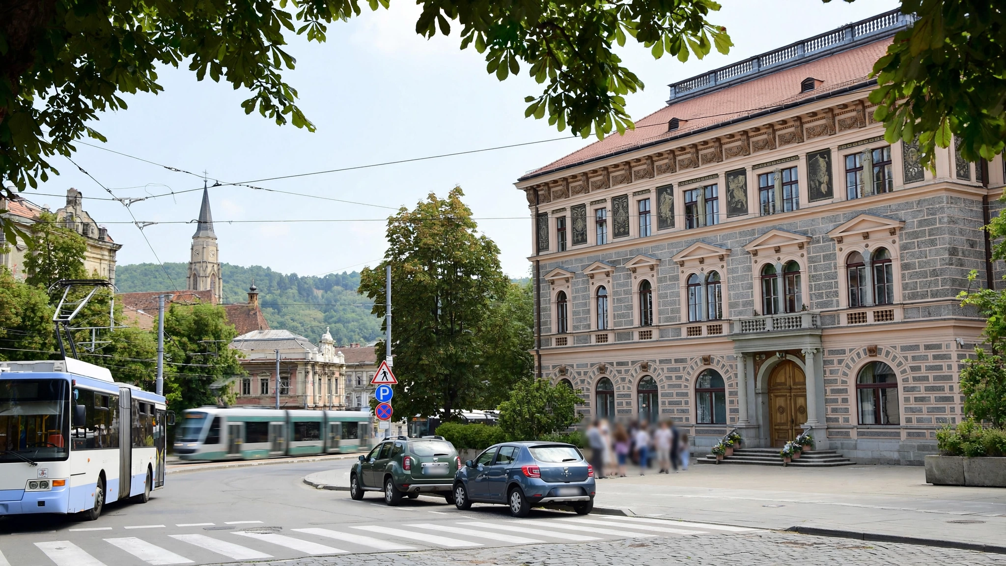 Aula Magna a Universității Babeș-Bolyai din Cluj-Napoca, în timpul deschiderii Zilelor Academice Clujene